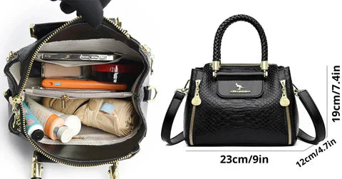 Lyxväska i vegansk läder