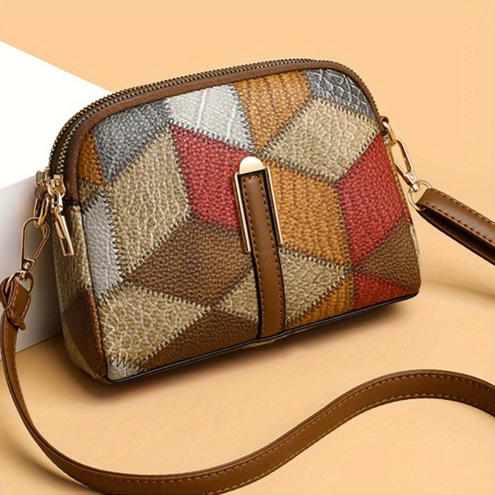 Caroline | Mini Crossbody Patchwork Väska