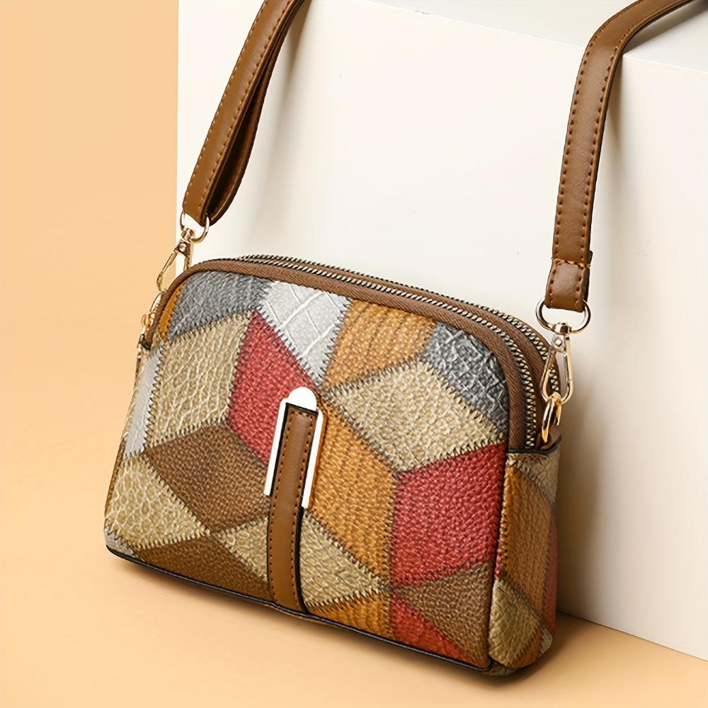 Caroline | Mini Crossbody Patchwork Väska