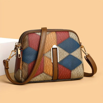 Caroline | Mini Crossbody Patchwork Väska