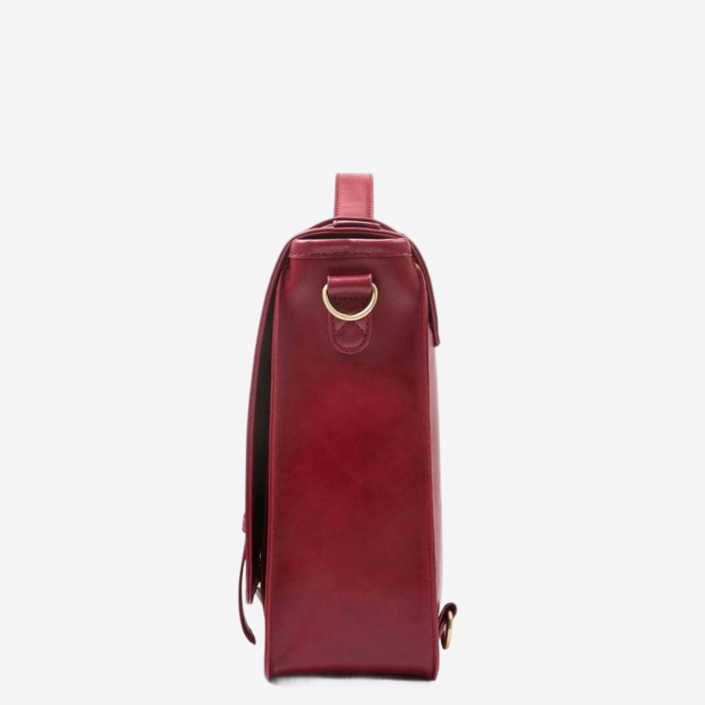 Yvonne | Retro-väska Twist i Blå-Rosa