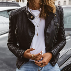 Mary | Elegant jacka i bikerstil