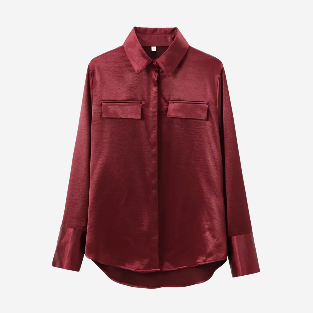 Malin | Silkeslook skjorta